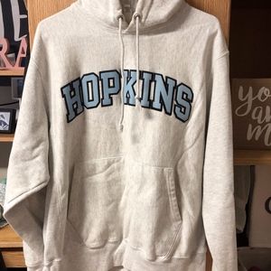 Light Grey John Hopkins Hoodie